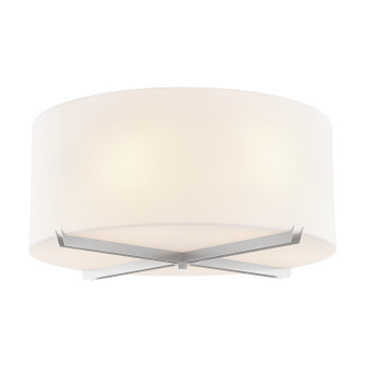 Acryluxe Six Light Flush-Mount in Dark Bronze (102|ACR-9526-OPAL-NCKL)