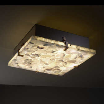 Alabaster Rocks LED Flush-Mount in Dark Bronze (102|ALR-5555-DBRZ)