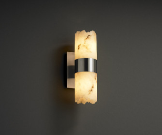 LumenAria Two Light Wall Sconce in Brushed Nickel (102|FAL-8762-12-NCKL)