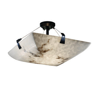 LumenAria LED Semi-Flush Mount in Matte Black (102|FAL-9632-25-MBLK-LED5-5000)