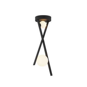 Fusion LED Pendant in Matte Black (102|FSN-4017-OPAL-MBLK)