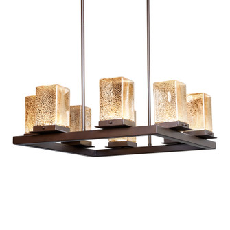 Fusion LED Outdoor Chandelier in Dark Bronze (102|FSN-7519W-MROR-DBRZ)