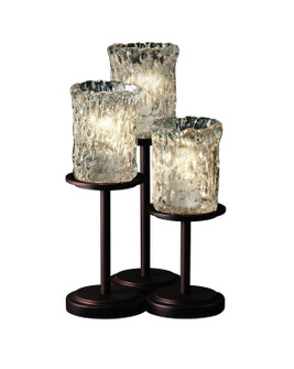 Veneto Luce Three Light Table Lamp in Dark Bronze (102|GLA-8797-16-CLRT-DBRZ)