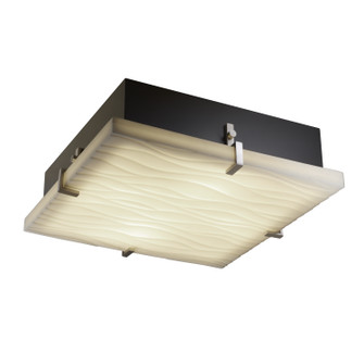 Porcelina LED Flush-Mount in Brushed Nickel (102|PNA-5555-WAVE-NCKL)