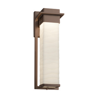 Porcelina LED Outdoor Wall Sconce in Dark Bronze (102|PNA-7544W-WAVE-DBRZ)