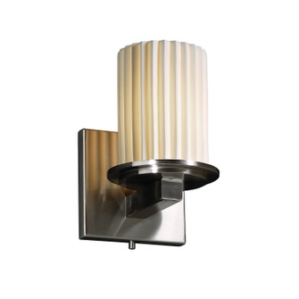 Limoges One Light Wall Sconce in Brushed Nickel (102|POR-8771-10-PLET-NCKL)