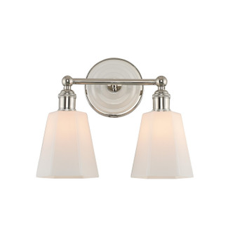 Greenwich Two Light Bath in Polished Nickel (33|305032PN)