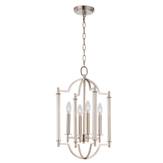 Provence Four Light Chandelier in Polished Nickel (33|512971PN)