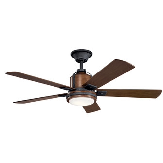 Colerne 52''Ceiling Fan in Distressed Black (12|300052DBK)