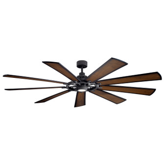 Gentry Xl 85''Ceiling Fan in Distressed Black (12|300285DBK)