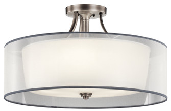 Lacey Five Light Semi Flush Mount in Antique Pewter (12|42399AP)