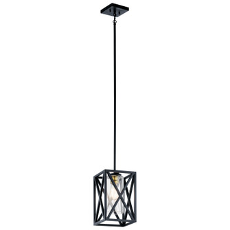 Moorgate One Light Mini Pendant in Black (12|44083BK)