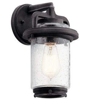 Andover One Light Outdoor Wall Mount in Weathered Zinc (12|49864WZC)