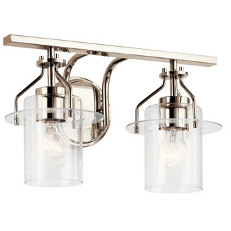 Everett Two Light Bath in Polished Nickel (12|55078PN)