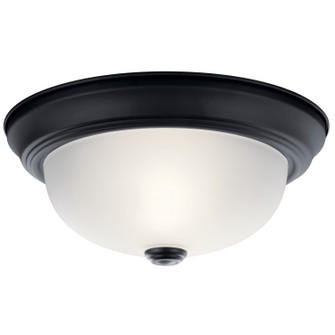 Two Light Flush Mount in Black (12|8111BK)