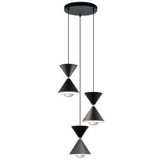 Kordan LED Pendant in Matte Black (12|84114)