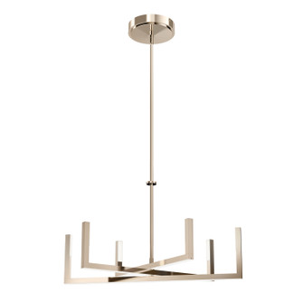 Priam LED Chandelier in Polished Nickel (12|84313PN)