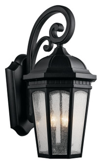 Courtyard Three Light Outdoor Wall Mount in Textured Black (12|9035BKT)