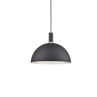Archibald One Light Pendant in Black With Gold Detail (347|492316-BK/GD)