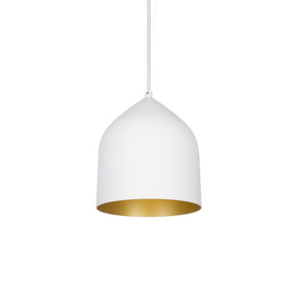 Helena LED Pendant in White/Gold (347|PD9108-WH/GD)