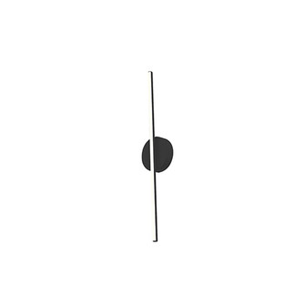 Chute LED Wall Sconce in Black (347|WS14923-BK)