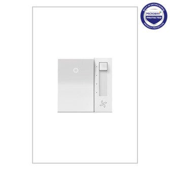 adorne Paddle Fan Speed Control Switch with Microban in White (246|AAFN4S16AW4)