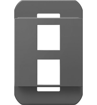 adorne 2-Port Frame in Magnesium (246|AC2PFM1)