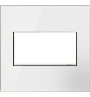 Adorne Gang Wall Plate in White (246|AWM2GMW4)