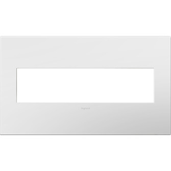 Adorne Gang Wall Plate in Gloss White (246|AWP4GWH4)