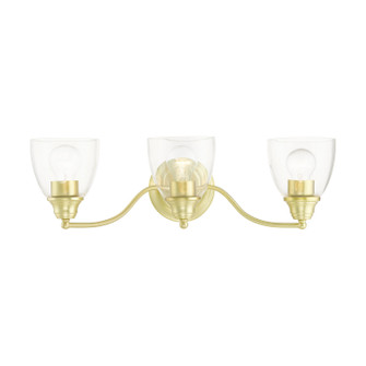 Montgomery Three Light Vanity in Satin Brass (107|15133-12)