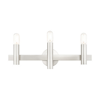 Helsinki Three Light Vanity in Brushed Nickel (107|15833-91)