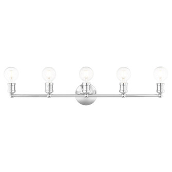 Lansdale Five Light Vanity in Polished Chrome (107|16715-05)