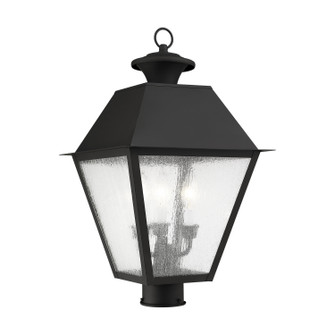 Mansfield Three Light Post-Top Lanterm in Black (107|2169-04)