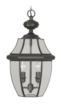 Monterey Two Light Outdoor Pendant in Black (107|2255-04)