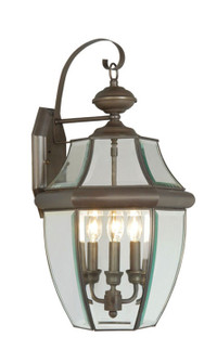 Monterey Three Light Outdoor Wall Lantern in Bronze (107|2351-07)