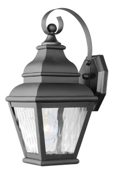 Exeter One Light Outdoor Wall Lantern in Black (107|2601-04)