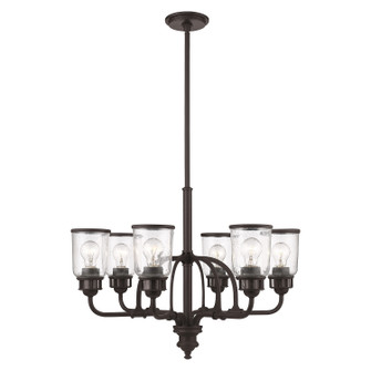 Lawrenceville Six Light Chandelier in Bronze (107|40026-07)