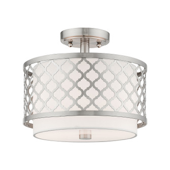Arabesque Two Light Ceiling Mount in Brushed Nickel (107|41107-91)