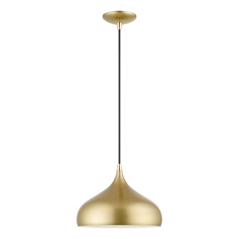 Amador One Light Pendant in Soft Gold w/ Polished Brasss (107|41172-33)