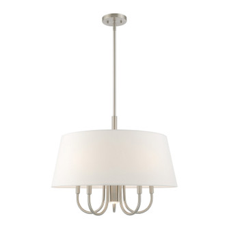 Belclaire Six Light Chandelier in Brushed Nickel (107|41315-91)