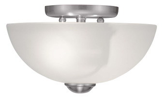 Somerset Two Light Ceiling Mount in Brushed Nickel (107|4206-91)