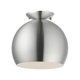 Piedmont One Light Semi-Flush Mount in Brushed Aluminum (107|43390-66)