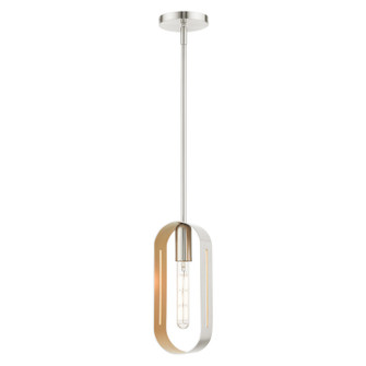 Ravena One Light Pendant in Brushed Nickel (107|45761-91)