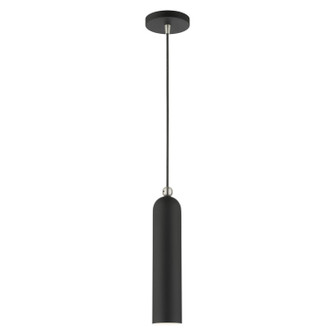 Ardmore One Light Pendant in Black w/ Brushed Nickels (107|46751-04)