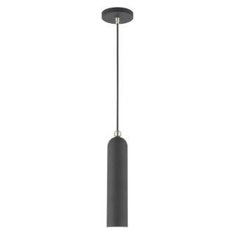 Ardmore One Light Pendant in Scandinavian Gray w/ Brushed Nickels (107|46751-76)