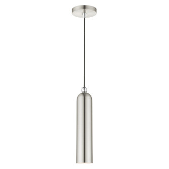 Ardmore One Light Pendant in Brushed Nickel w/ Polished Chromes (107|46751-91)