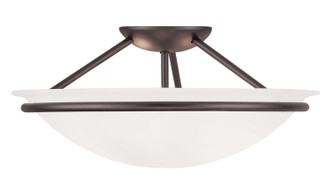 Newburgh Three Light Ceiling Mount in Bronze (107|4824-07)