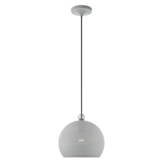 Dublin One Light Pendant in Nordic Gray w/ Brushed Nickels (107|49100-80)