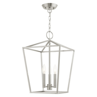 Devone Three Light Convertible Semi Flush/Lantern in Brushed Nickel (107|49433-91)