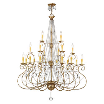 Isabella 21 Light Foyer Chandelier in Hand Applied European Bronze (107|51919-36)